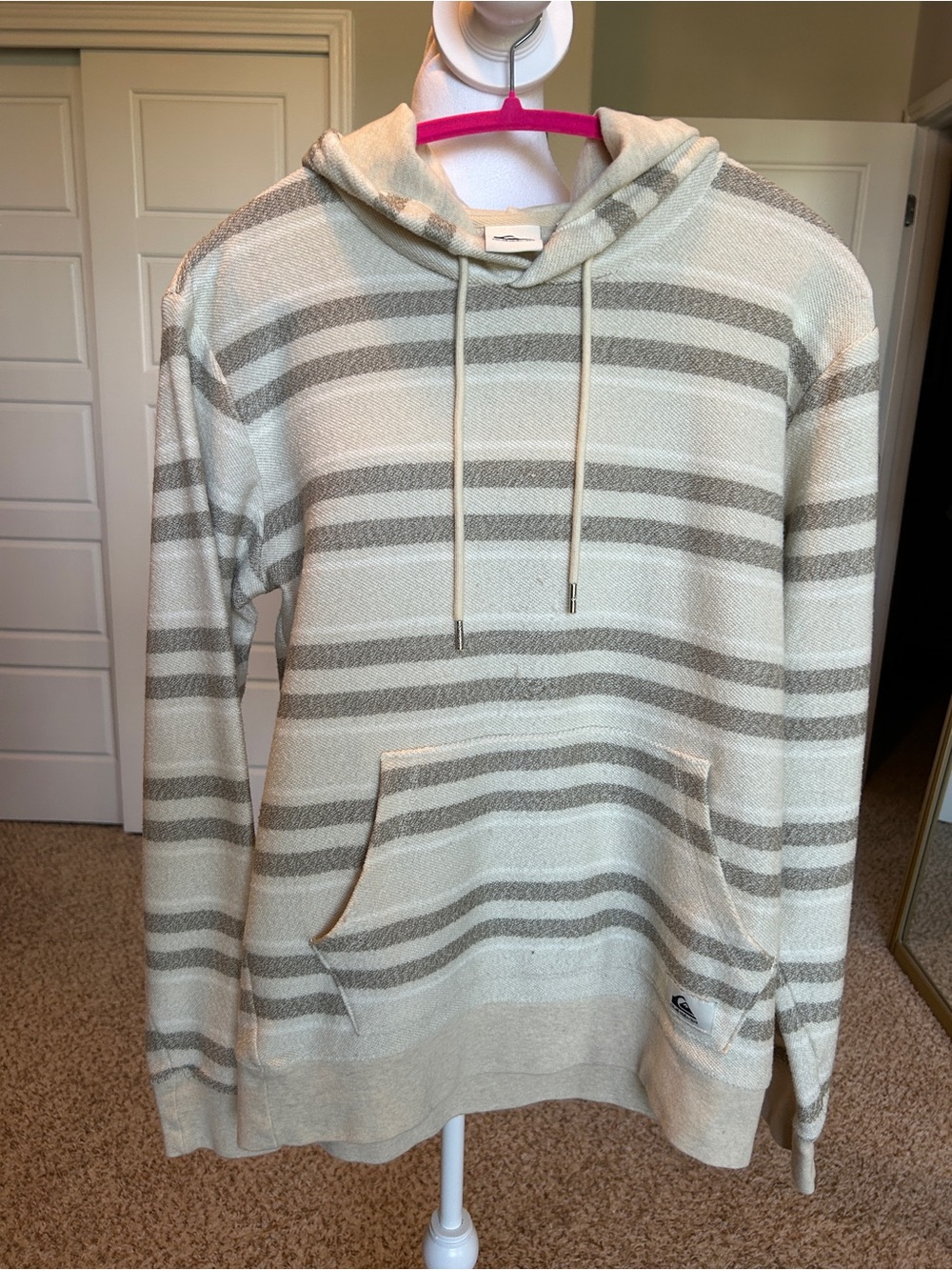 QUICKSILVER Men’s Great Otway Hoodie Baja Beach Blanket Fabric Size Medium